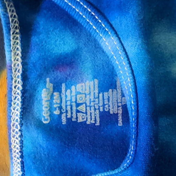 Blue One Pieces Tie Dye Detail - Picture 3 of 3